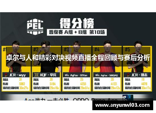 卓尔与人和精彩对决视频直播全程回顾与赛后分析